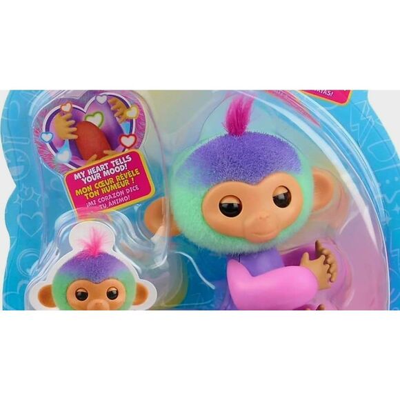 NIP FINGERLINGS MAGIC MOODS INTERACTIVE BABY MONKEY - Picture 2 of 3